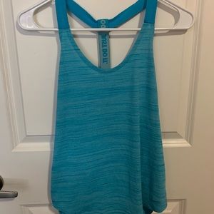 Nike blue workout tank